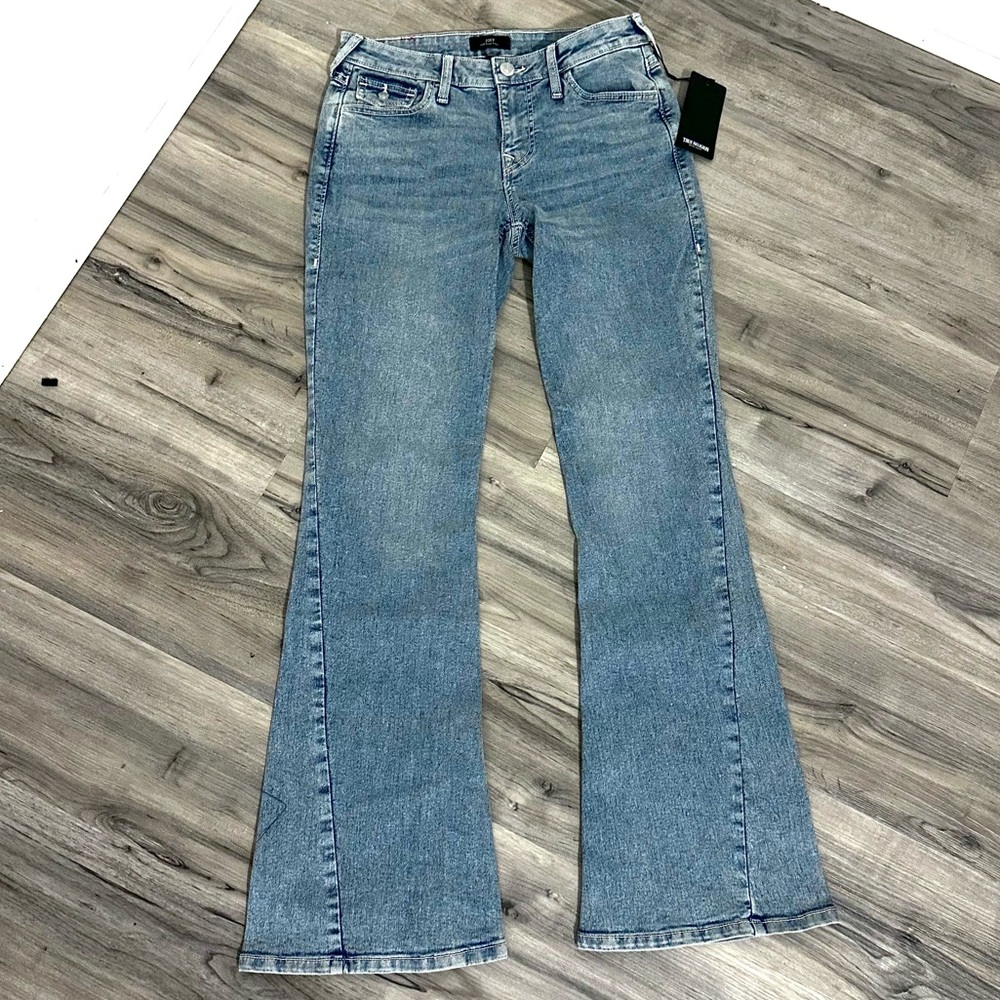 True Religion Light Blue Flare Jeans